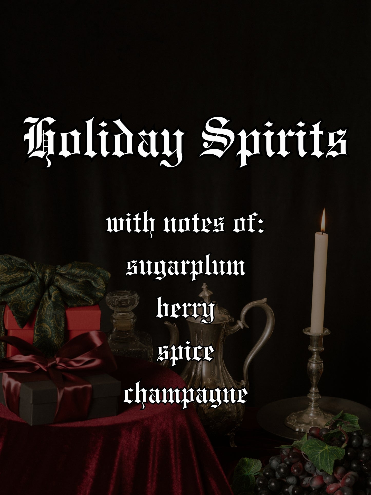 Holiday Spirits Jar Candle