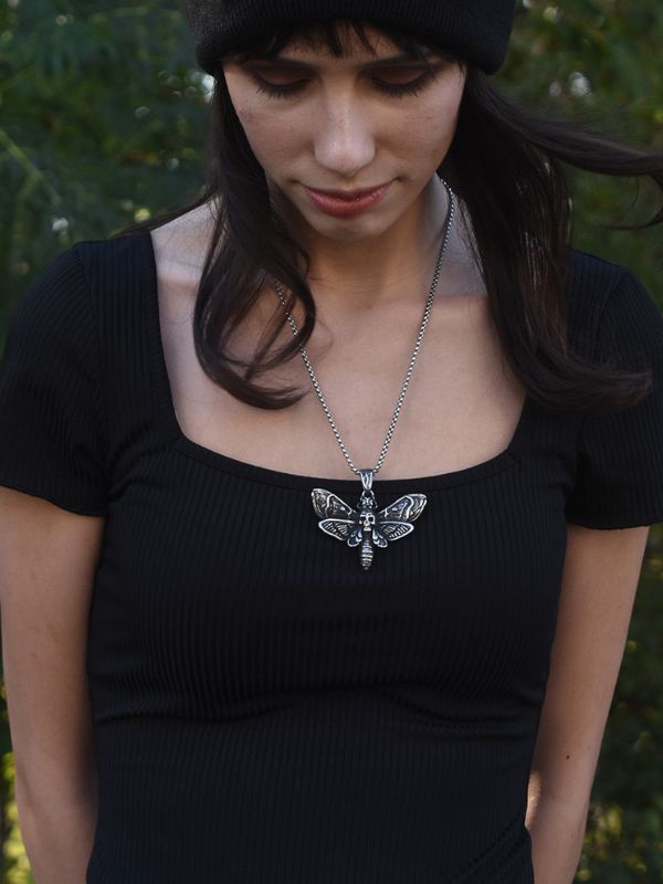 Death Moth Necklace