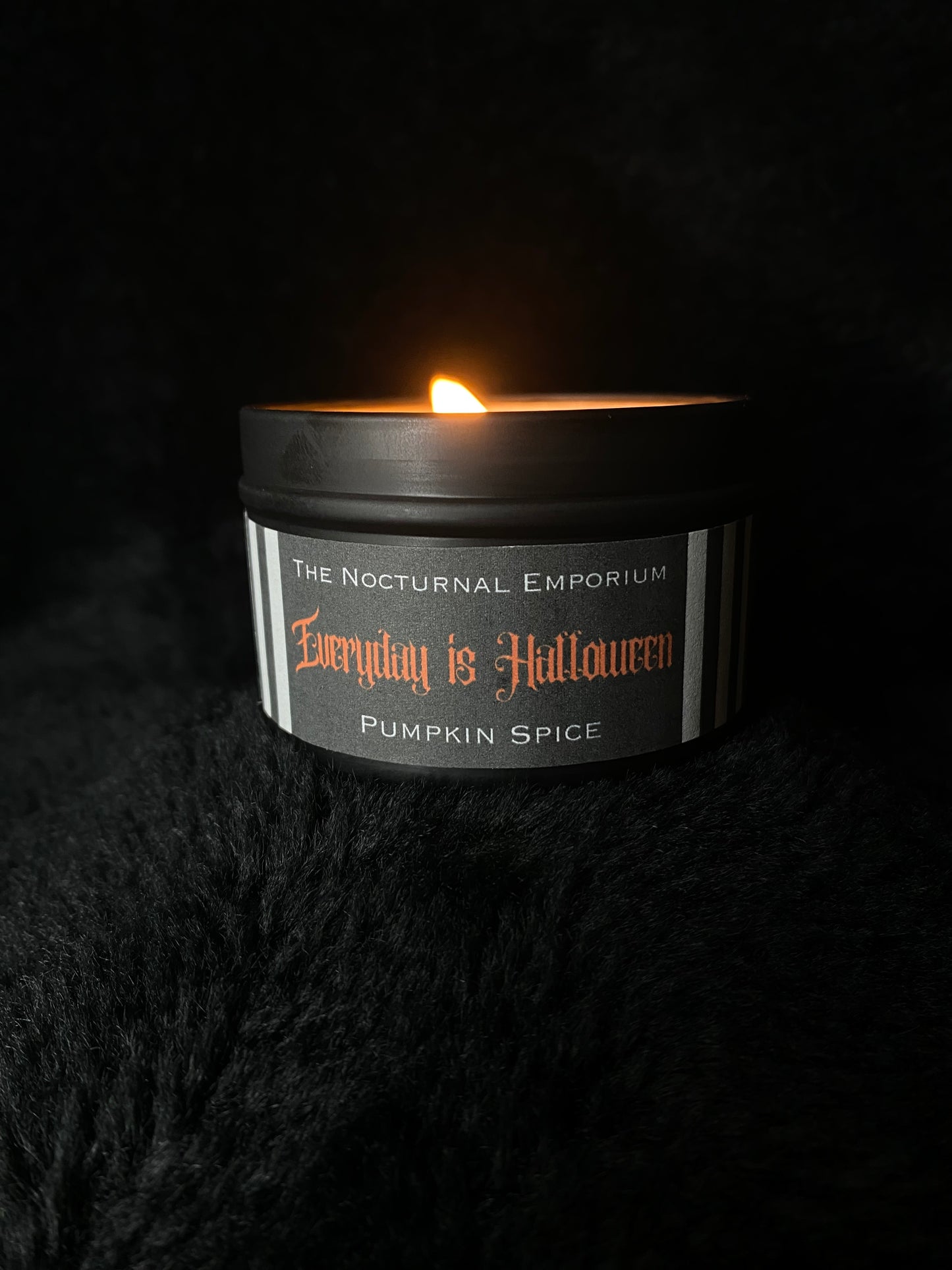 Everyday is Halloween Tin Candle