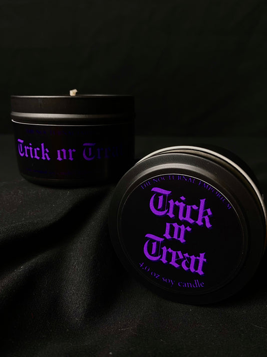 Trick or Treat Tin Candle