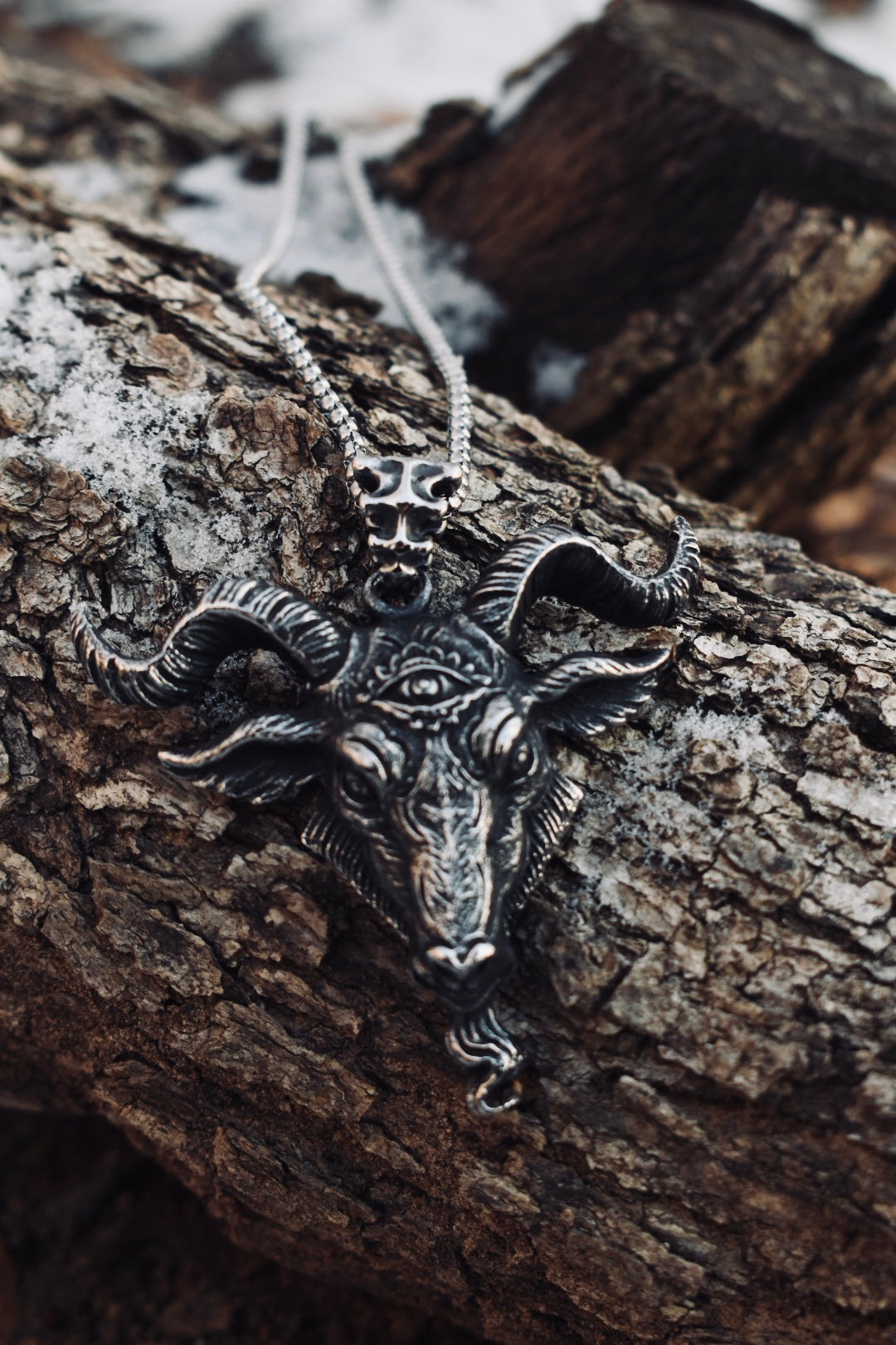 All Seeing Goat Necklace