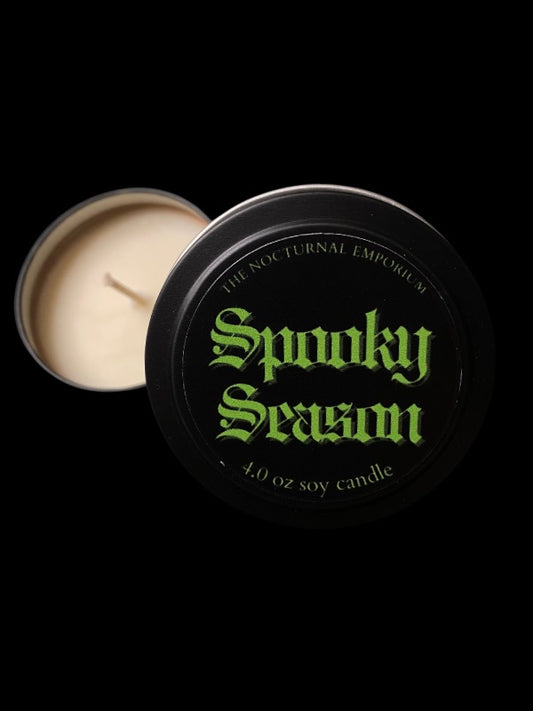 Spooky Season Tin Candle