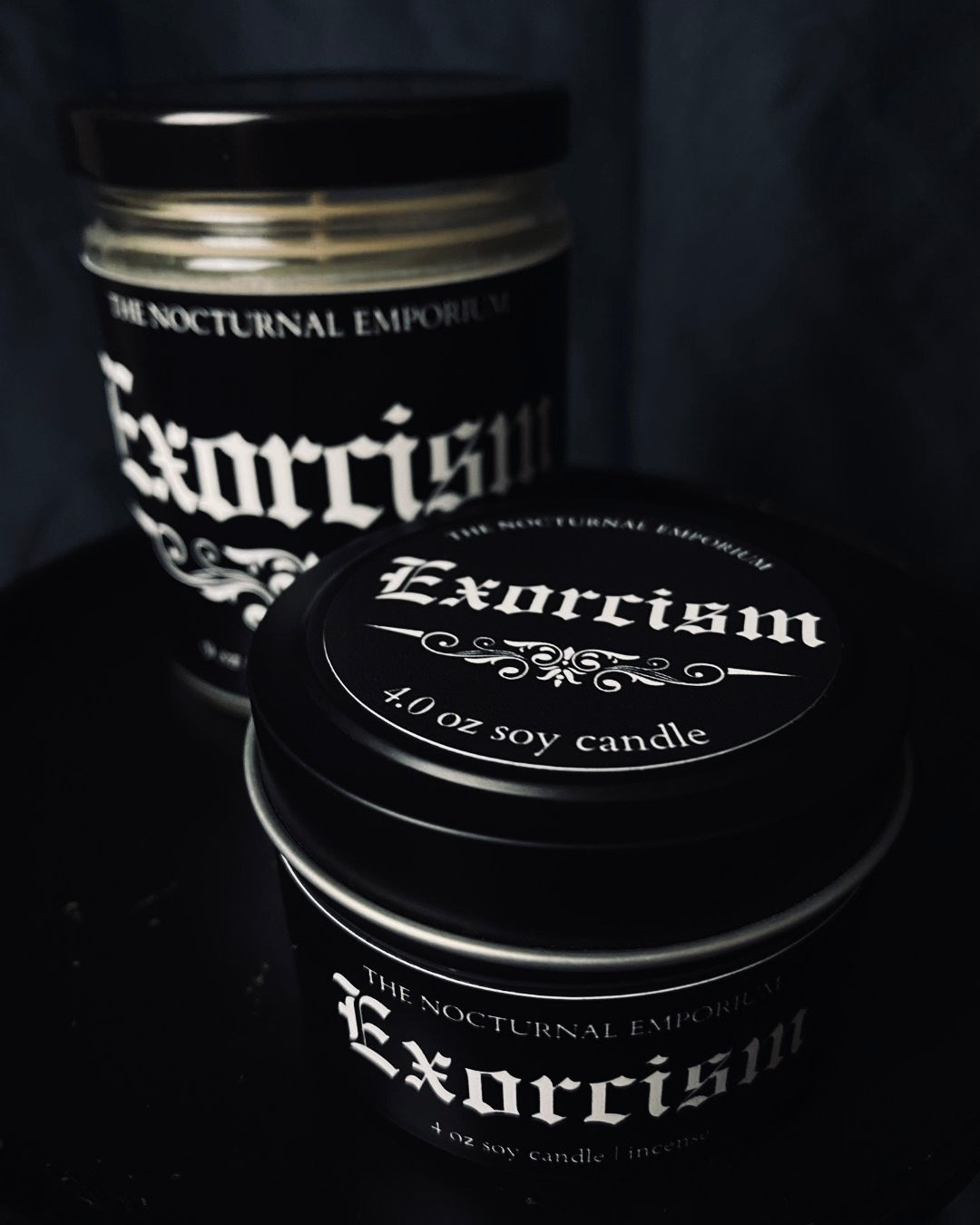 Exorcism Tin Candle