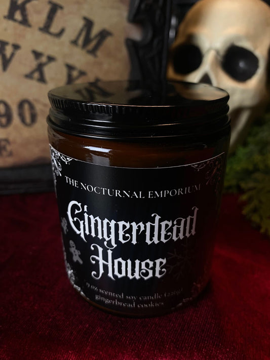 Gingerdead House Jar Candle
